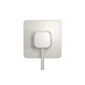 Acabamento monocomando de chuveiro quadrada deca you dynamic white 4993.BR105.CHU.MT