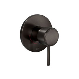 Acabamento monocomando de chuveiro redonda deca you brown matte 4993.MR104.CHU.MT