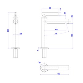 Torneira Mesa Lavatório Bica Baixa Deca Beta Cromado 1197.C109