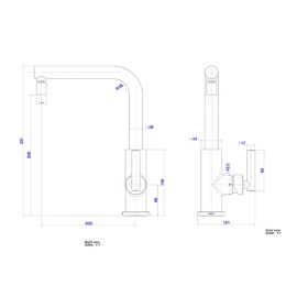 Misturador Monocomando Mesa de Cozinha Bica Alta Deca Beta Cromado 2256.C109