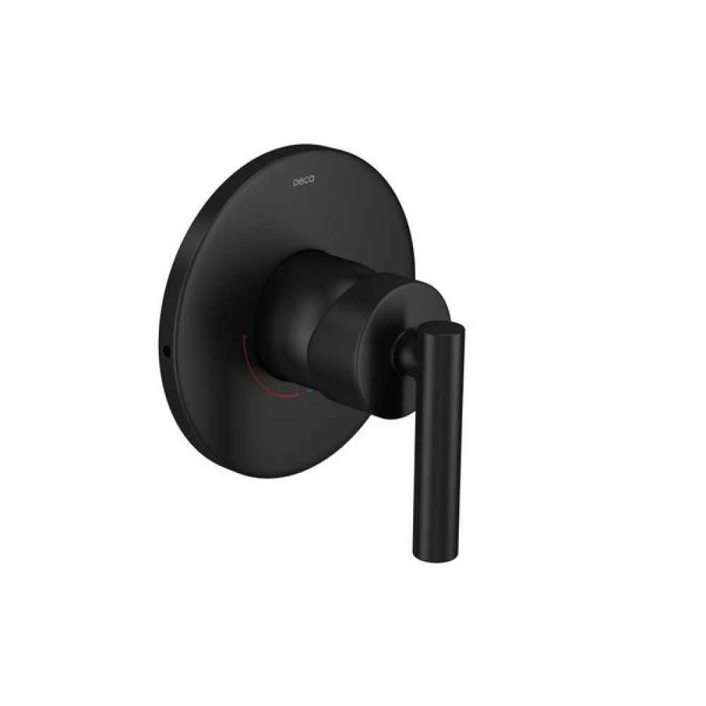 Acabamento Monocomando Chuveiro Baixa Alta Pressão Deca Beta Black Matte 4993.BL109.CHU.MT
