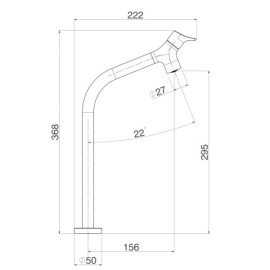 Torneira Para Lavatorio Mesa Bica Alta Dn15 Gama  Cromado  Deca 1198.C13