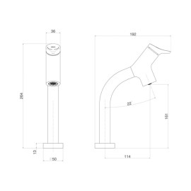 Misturador Monocomando Para Lavatorio Mesa Bica Baixa Gama Cromado Deca 2875.C13