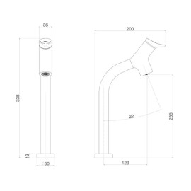 Misturador Monocomando Para Lavatório Mesa Bica Alta Gama Cromado Deca 2885.C13