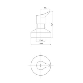 Acabamento Para Registro Gaveta 1 1/4 E 1 1/2 Grande Gama Cromado Deca 4900.C13.GD Acabamento Para Registro Gaveta 1 1/4 E 1 1/2 Grande Gama Cromado Deca 4900.C13.GD