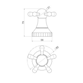 Acabamento Para Registro Gaveta 1/2,3/4 E 1 Pequeno Perola Summer Gold Deca 4900.SM108.PQ.MT Acabamento Para Registro Gaveta 1/2,3/4 E 1 Pequeno Perola Summer Gold Deca 4900.SM108.PQ.MT