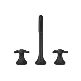 Misturador Lavatório Mesa Bica Alta Perola Black Matte Deca 1877.BL108.MT