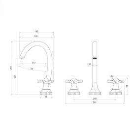 Misturador Lavatório Mesa Bica Alta Perola Cromado Deca 1877.C108.MT