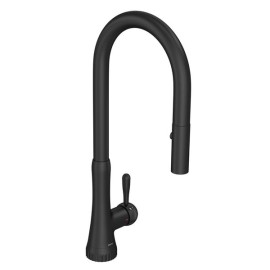 Monocomando de Cozinha Mesa Bica Móvel Pérola Black Matte Deca 2089.BL108.MT