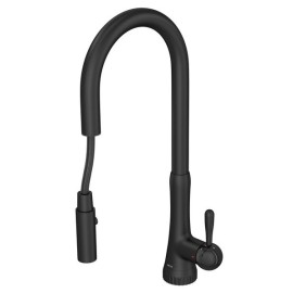 Monocomando de Cozinha Mesa Bica Móvel Pérola Black Matte Deca 2089.BL108.MT