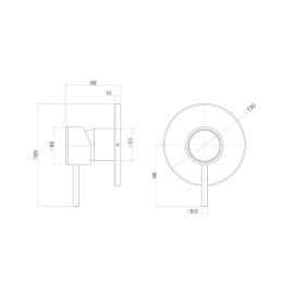 Acabamento Monocomando Chuveiro Redonda Deca You Summer Gold 4993.SM104.CHU.MT Acabamento Monocomando Chuveiro Redonda Deca You Summer Gold 4993.SM104.CHU.MT