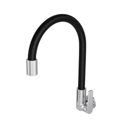 Torneira Cozinha Parede Deca Motion Cromada e Preto 1168.C23.PT