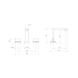 Misturador Lavatório Mesa Bica alta Deca Dream Dark Antracite/Grafite 1877.GF87.MT