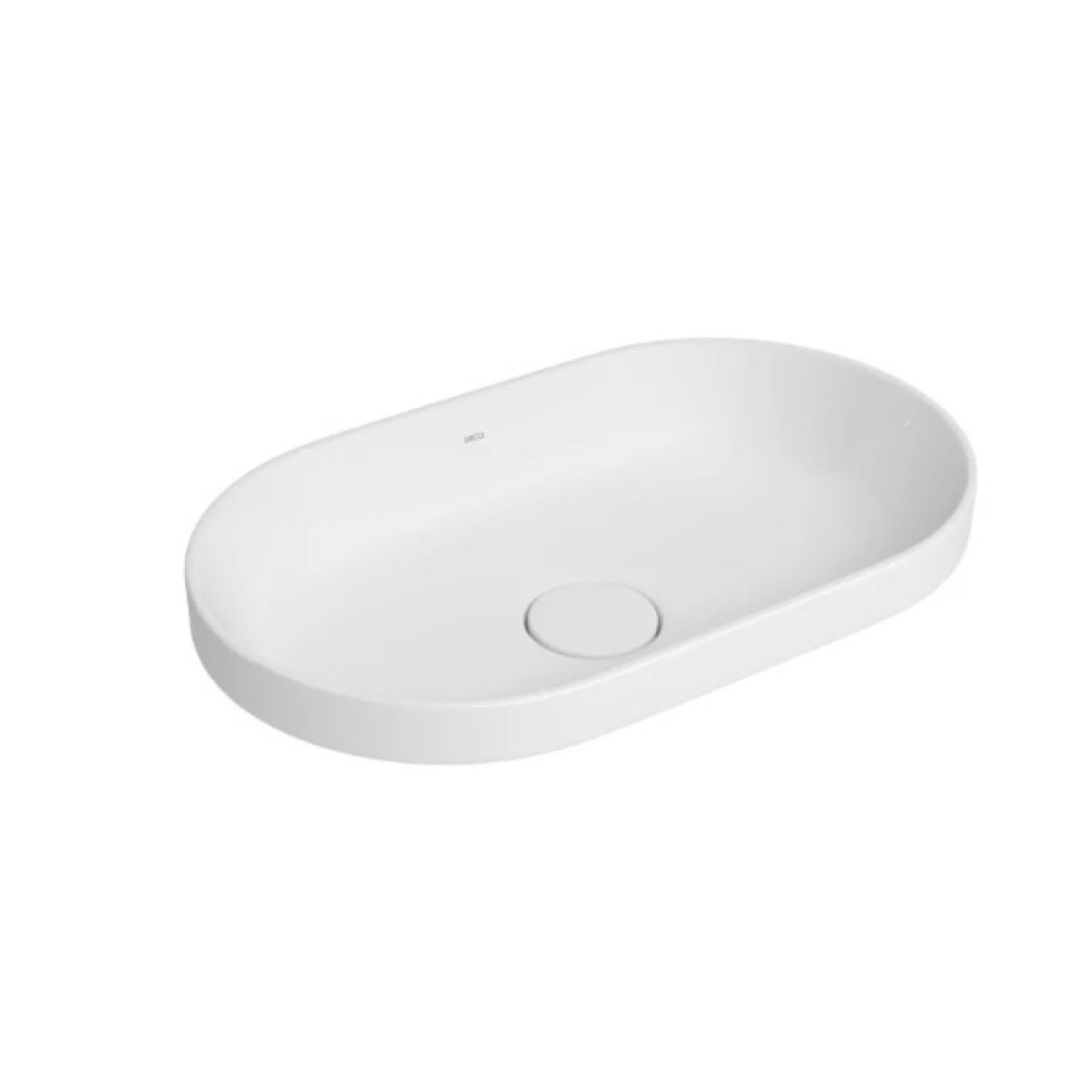 Cuba Slim Sobrepor Deca Oval 50cm Branco L.24050.17 Cuba Slim Sobrepor Deca Oval 50cm Branco L.24050.17