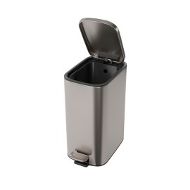 Lixeira Quadrada Inox com Pedal 11,5L Deca 1005.QUA.11.INX