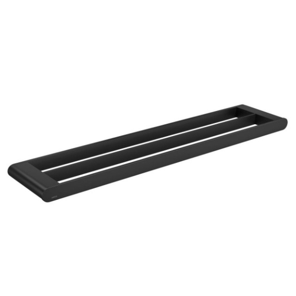 Porta Toalha Barra Dupla Deca Versa Black Matte 60 cm 2042.BL31.060.MT Porta Toalha Barra Dupla Deca Versa Black Matte 60 cm 2042.BL31.060.MT
