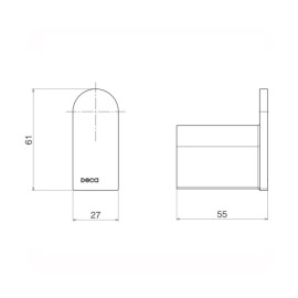Cabide Versa Red Gold Deca 2060.GL31.RD