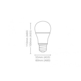 Lâmpada de LED Bulbo 9W Bivolt Luz Branca Elgin