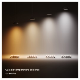 Lâmpada de LED Bulbo 9W Bivolt Luz Branca Elgin