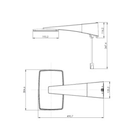 Chuveiro Elétrico Polo Hybrid Digital Preto 220V/7700W Hydra