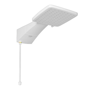 Chuveiro Elétrico Quadratta Eletrônico Branco 7700W / 220V Hydra