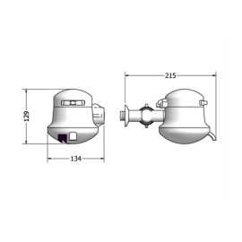 Torneira Elétrica Maxi Parede Branco  220V/5500W Lorenzetti Torneira Elétrica Maxi Parede Branco  220V/5500W Lorenzetti