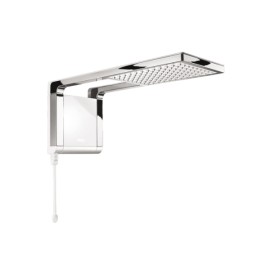 Chuveiro Elétrico Acqua Storm Eletrônico Branco/Cromado 220V/7800W Lorenzetti Chuveiro Elétrico Acqua Storm Eletrônico Branco/Cromado 220V/7800W Lorenzetti