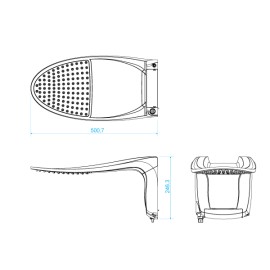 Chuveiro Elétrico Acqua Wave Eletrônico Ultra Branco/Cromado 220V/7800W Lorenzetti Chuveiro Elétrico Acqua Wave Eletrônico Ultra Branco/Cromado 220V/7800W Lorenzetti