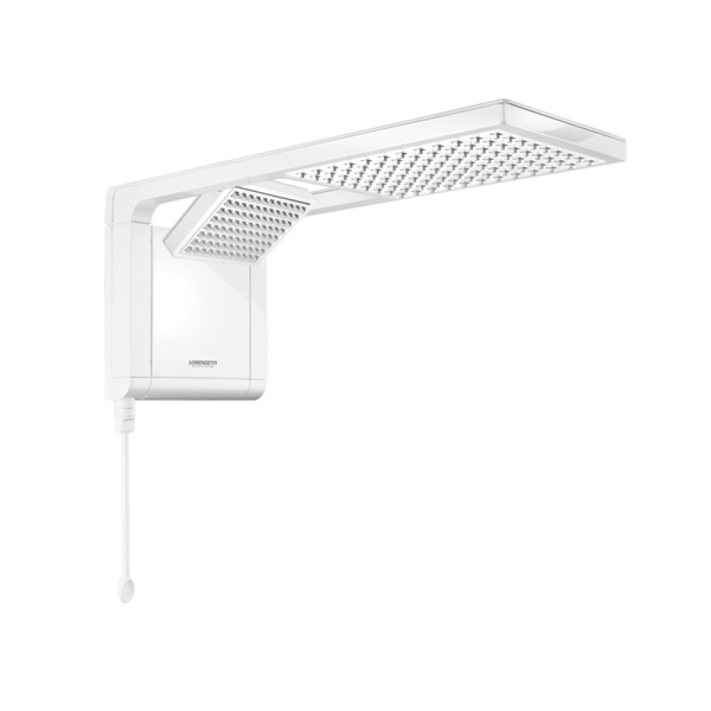 Chuveiro Elétrico Acqua Duo Eletrônico Ultra Branco 220V/7800W Lorenzetti Chuveiro Elétrico Acqua Duo Eletrônico Ultra Branco 220V/7800W Lorenzetti