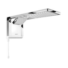 Chuveiro Elétrico Acqua Duo Eletrônico Ultra Branco/Cromado 220V/7800W Lorenzetti Chuveiro Elétrico Acqua Duo Eletrônico Ultra Branco/Cromado 220V/7800W Lorenzetti