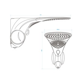 Chuveiro Elétrico Duo Shower Turbo Multitemperaturas Branco 220V/7500W Lorenzetti Chuveiro Elétrico Duo Shower Turbo Multitemperaturas Branco 220V/7500W Lorenzetti