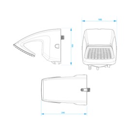 Chuveiro Elétrico Futura Multitemperaturas Branco 220V/7500W Lorenzetti Chuveiro Elétrico Futura Multitemperaturas Branco 220V/7500W Lorenzetti