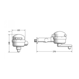 Torneira Elétrica Clean 3T Parede Branco  220V/5400W Lorenzetti Torneira Elétrica Clean 3T Parede Branco  220V/5400W Lorenzetti