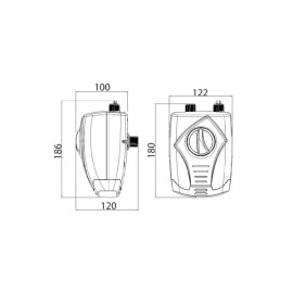 Aquecedor Versátil Branco 220V 5500W Lorenzetti Aquecedor Versátil Branco 220V 5500W Lorenzetti