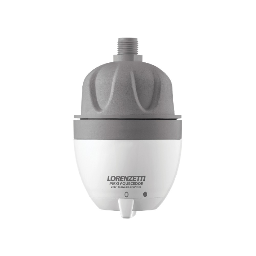 Maxi Aquecedor Ultra Branco/Cinza 220V 5500W Lorenzetti Maxi Aquecedor Ultra Branco/Cinza 220V 5500W Lorenzetti