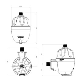 Maxi Aquecedor Ultra Branco/Cinza 220V 5500W Lorenzetti Maxi Aquecedor Ultra Branco/Cinza 220V 5500W Lorenzetti