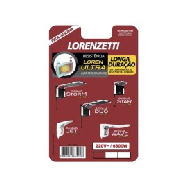 Resistência para Chuveiro Acqua Storm/Star/Duo/Jet/Wave 6800W 220V Lorenzetti Resistência para Chuveiro Acqua Storm/Star/Duo/Jet/Wave 6800W 220V Lorenzetti