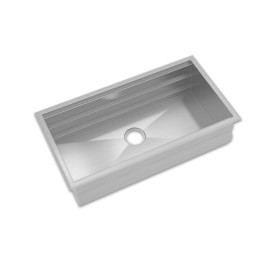 Cuba de Cozinha Workstation 840 Inox Escovada Mekal  Cuba de Cozinha Workstation 840 Inox Escovada Mekal