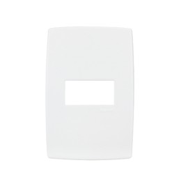 Placa sem Suporte 4x2 um módulo horizontal Pial Plus Pial Legrand Placa sem Suporte 4x2 um módulo horizontal Pial Plus Pial Legrand