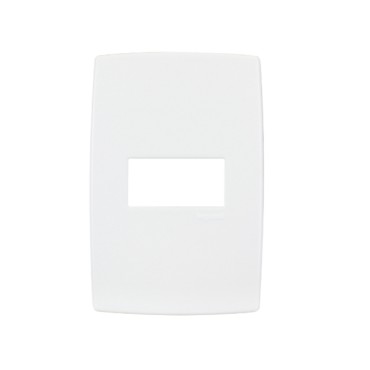Placa sem Suporte 4x2 um módulo horizontal Pial Plus Pial Legrand
