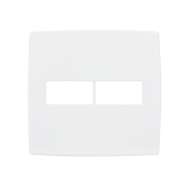 Placa sem Suporte 4x4 dois módulos Horizontal Pial Plus Pial Legrand Placa sem Suporte 4x4 dois módulos Horizontal Pial Plus Pial Legrand