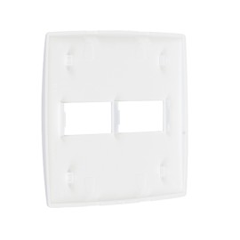 Placa sem Suporte 4x4 dois módulos Horizontal Pial Plus Pial Legrand Placa sem Suporte 4x4 dois módulos Horizontal Pial Plus Pial Legrand