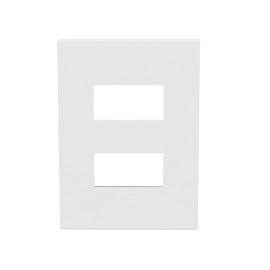 Placa 4x2 2 Postos sem Suporte Branco Arteor Pial Legrand