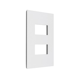 Placa 4x2 2 Postos sem Suporte Branco Arteor Pial Legrand