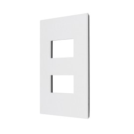 Placa 4x2 2 Postos sem Suporte Branco Arteor Pial Legrand