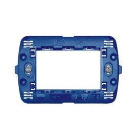 Suporte 4x2 Horizontal Azul Living Light Bticino