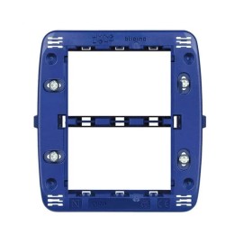 Suporte 4x4 Azul Living Light Bticino
