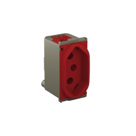 Módulo de Tomada 20A 2P+T Vermelha Nereya Pial Legrand