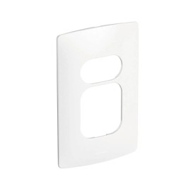Placa 3 Postos (2 Adj +1 Sep) 4x2 sem Suporte Branco Nereya Pial Legrand