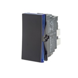 Módulo de Interruptor Simples 10A Preto Borne Aut. Plus+ Pial Legrand Módulo de Interruptor Simples 10A Preto Borne Aut. Plus+ Pial Legrand